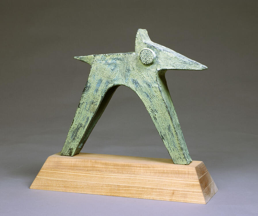 "Dog" Cast Iron, Poplar, Paint, Fall 2022