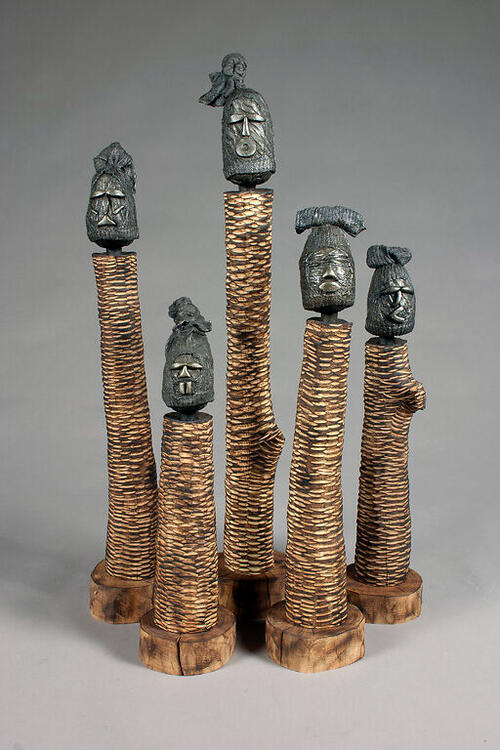 "Sockheads" Cast Iron, Pecan, Fall 2021