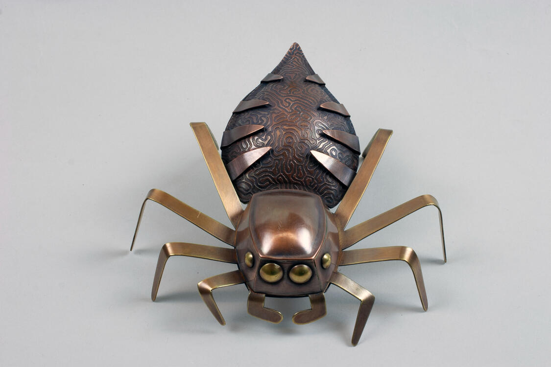 "Jumping Spider" Copper, Brass, Summer 2021