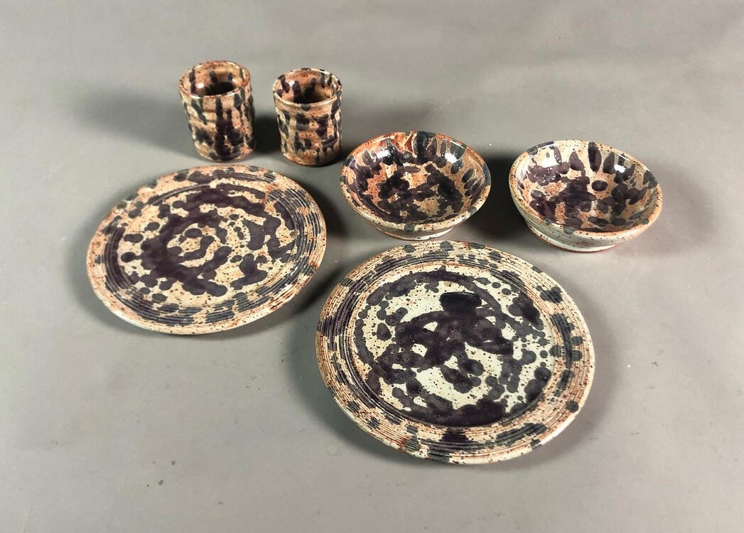 "Dinnerware Set" Stoneware, Cone 10 Reduction, Fall 2022